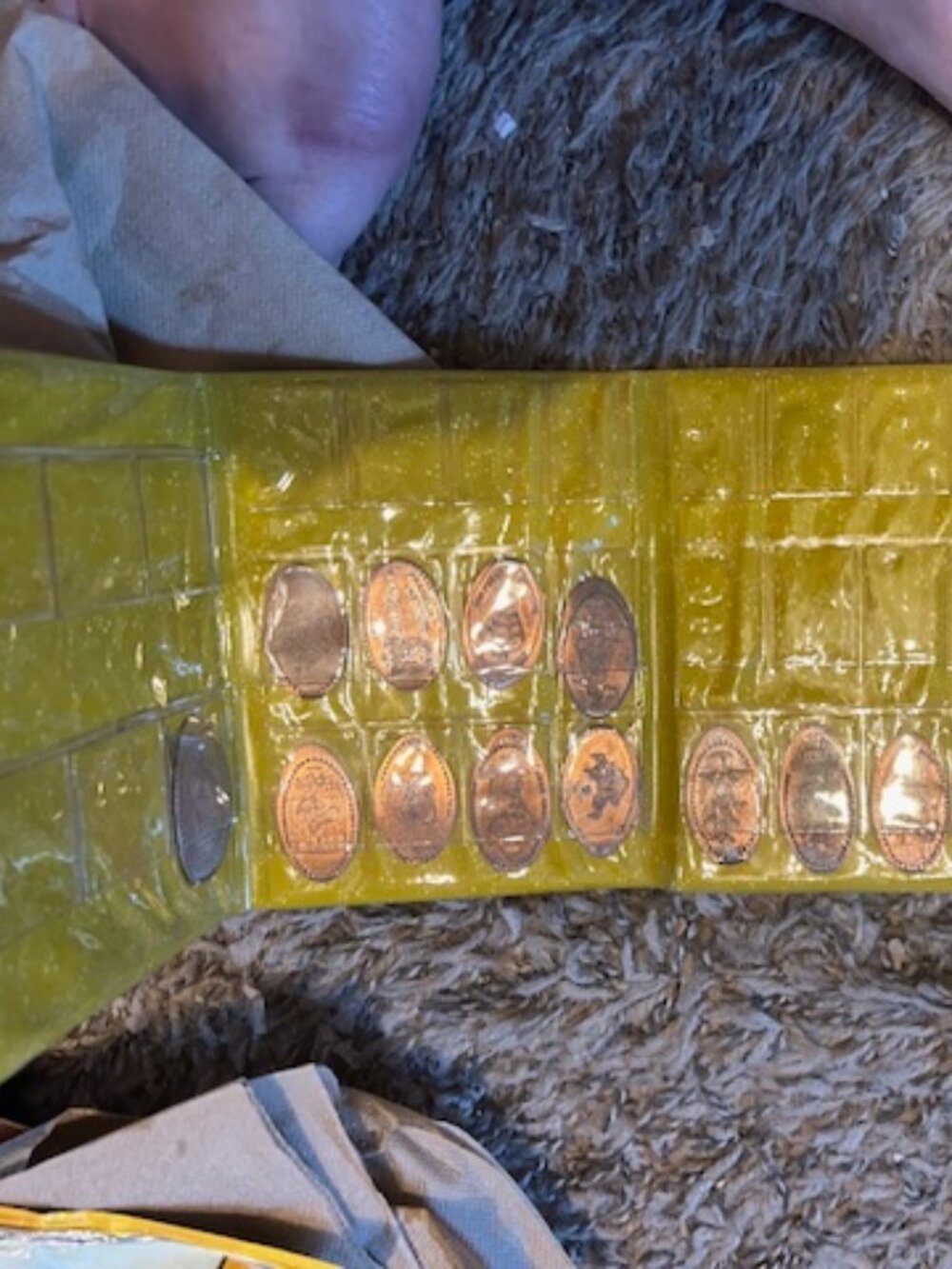 Disney Pressed Penny Collection + Collector Book